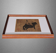 安丘书画装裱配框服务案例